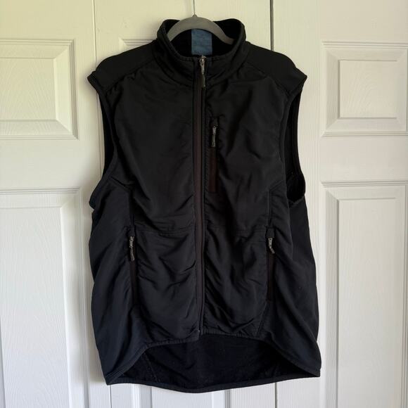 Ibex Men's Climawool Soft Shell Wool Vest Outdoors Hiking Sporty Black Sz M - Picture 1 of 9
